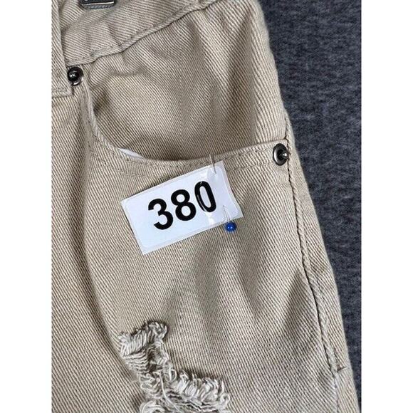 Carbon Jeans Women's 26/30 Skinny Flex Tan Denim Distressed - Picture 8 of 8